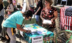 US Voter registration 