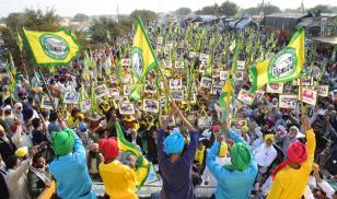 Indian farmers protest 2020