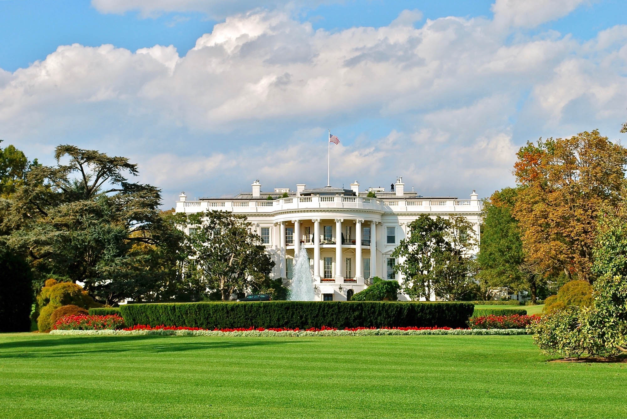The White House of the United States of America in Washington, DC.