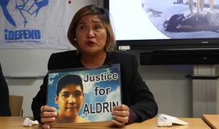 Nanette Castillo, mother of a victim of extrajudicial killings in the Philippines. The Hague, Netherlands. 24 September 2019. Editorial credit: Jofelle Tesorio / Shutterstock.com